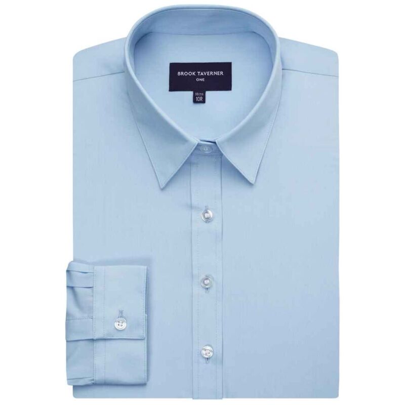Brook Taverner Ladies Selene Long Sleeve Poplin Shirt