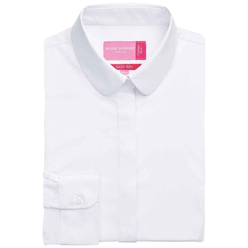 Brook Taverner Ladies Trevi Long Sleeve Poplin Shirt