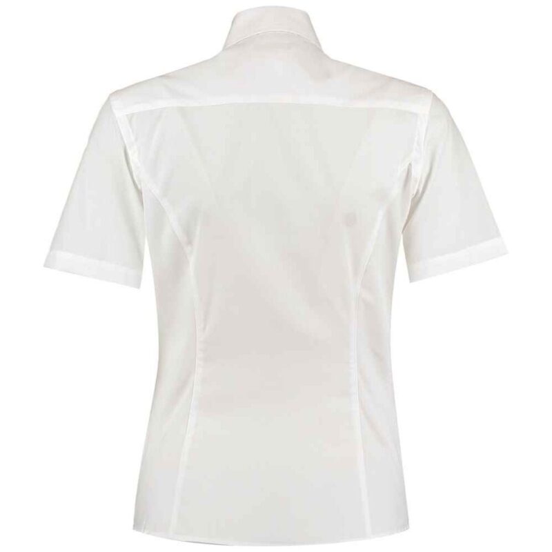 Kustom Kit Ladies Short Sleeve Tailored Business Shirt