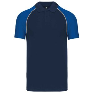 Kariban Baseball Cotton Pique Polo Shirt