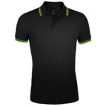 SOL'S Pasadena Tipped Cotton Pique Polo Shirt