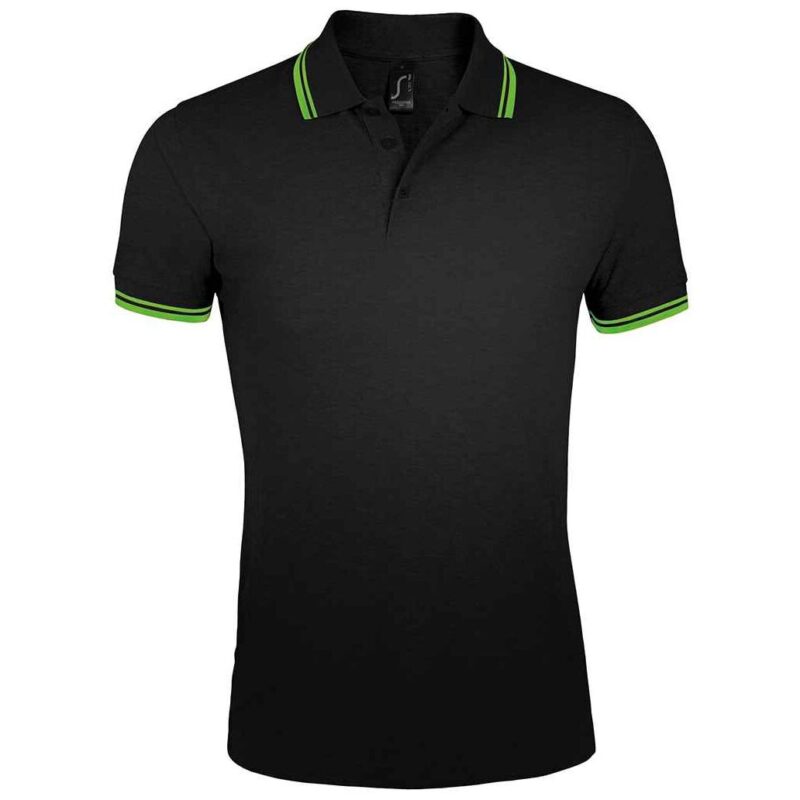 SOL'S Pasadena Tipped Cotton Pique Polo Shirt