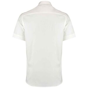 Kustom Kit Premium Short Sleeve Tailored Oxford Shirt