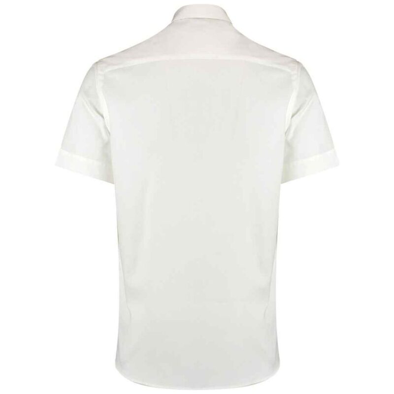 Kustom Kit Premium Short Sleeve Tailored Oxford Shirt