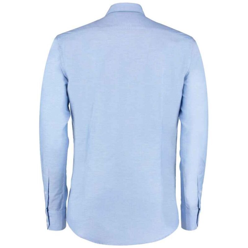 Kustom Kit Long Sleeve Slim Fit Workwear Oxford Shirt