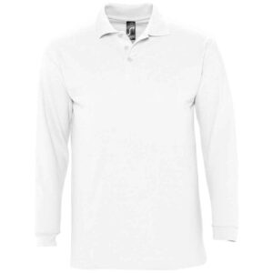 SOL'S Winter II Long Sleeve Cotton Pique Polo Shirt