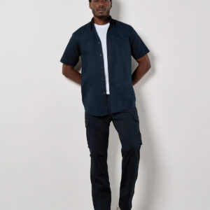 Kustom Kit Short Sleeve Classic Fit Workwear Oxford Shirt