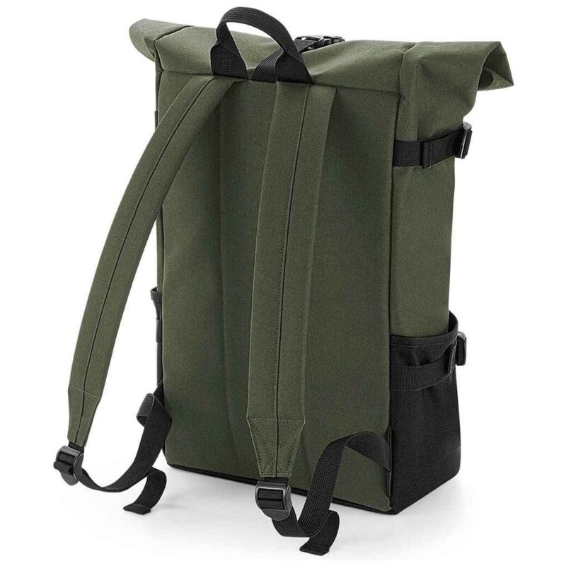 BagBase Block Roll-Top Backpack