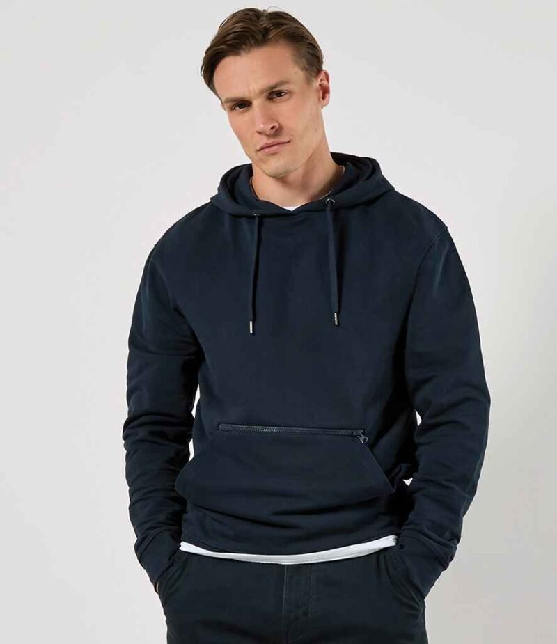 Kustom Kit Regular Fit Pique Zipped Pocket Hoodie