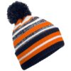 French Navy/Orange/White