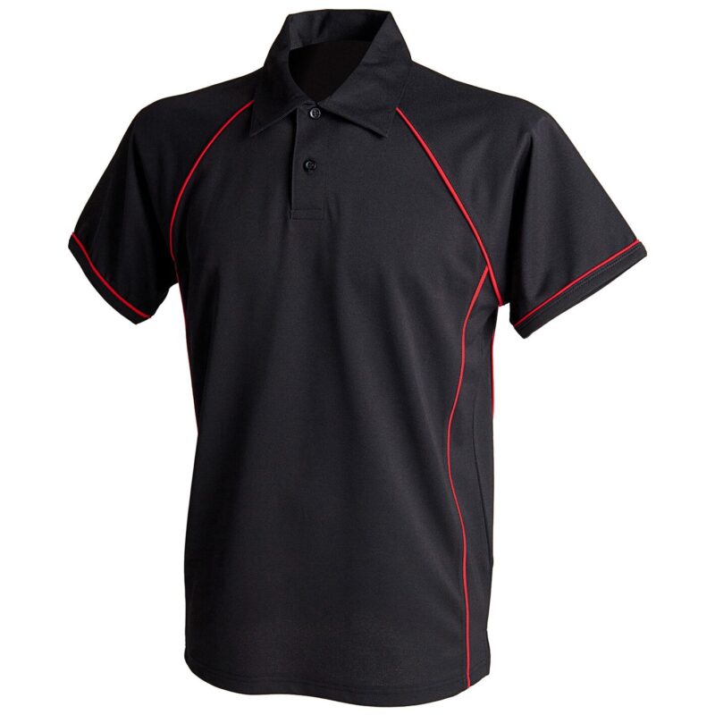 Finden + Hales Performance Piped Polo Shirt