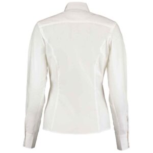 Kustom Kit Ladies Long Sleeve Tailored Business Shirt