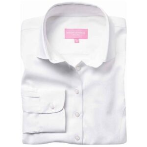 Brook Taverner Ladies Aspen Long Sleeve Oxford Shirt