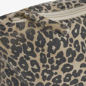 Westford Mill Leopard Print Canvas Accessory Bag