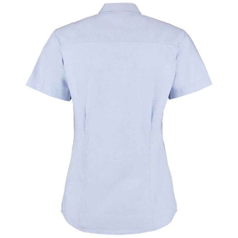 Kustom Kit Ladies Premium Short Sleeve Tailored Oxford Shirt