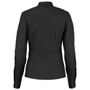 Kustom Kit Ladies Long Sleeve Tailored Business Shirt