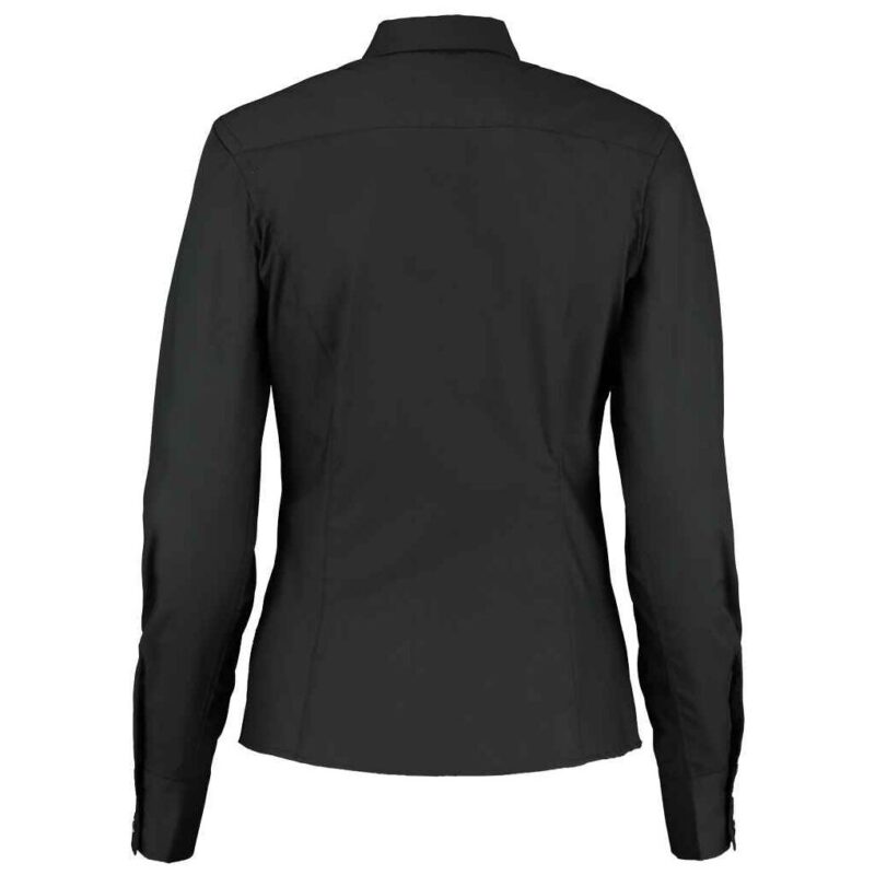 Kustom Kit Ladies Long Sleeve Tailored Business Shirt
