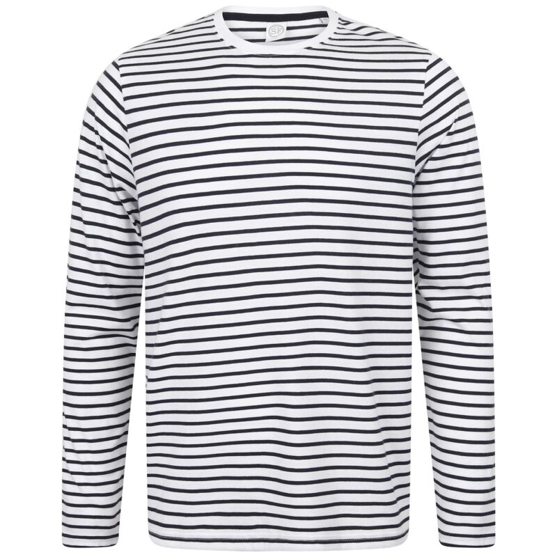 SF Clothing Unisex Long Sleeve Striped T-Shirt