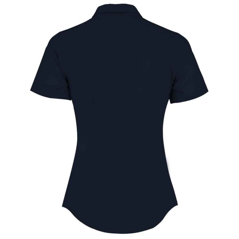 Kustom Kit Ladies Short Sleeve Tailored Poplin Shirt
