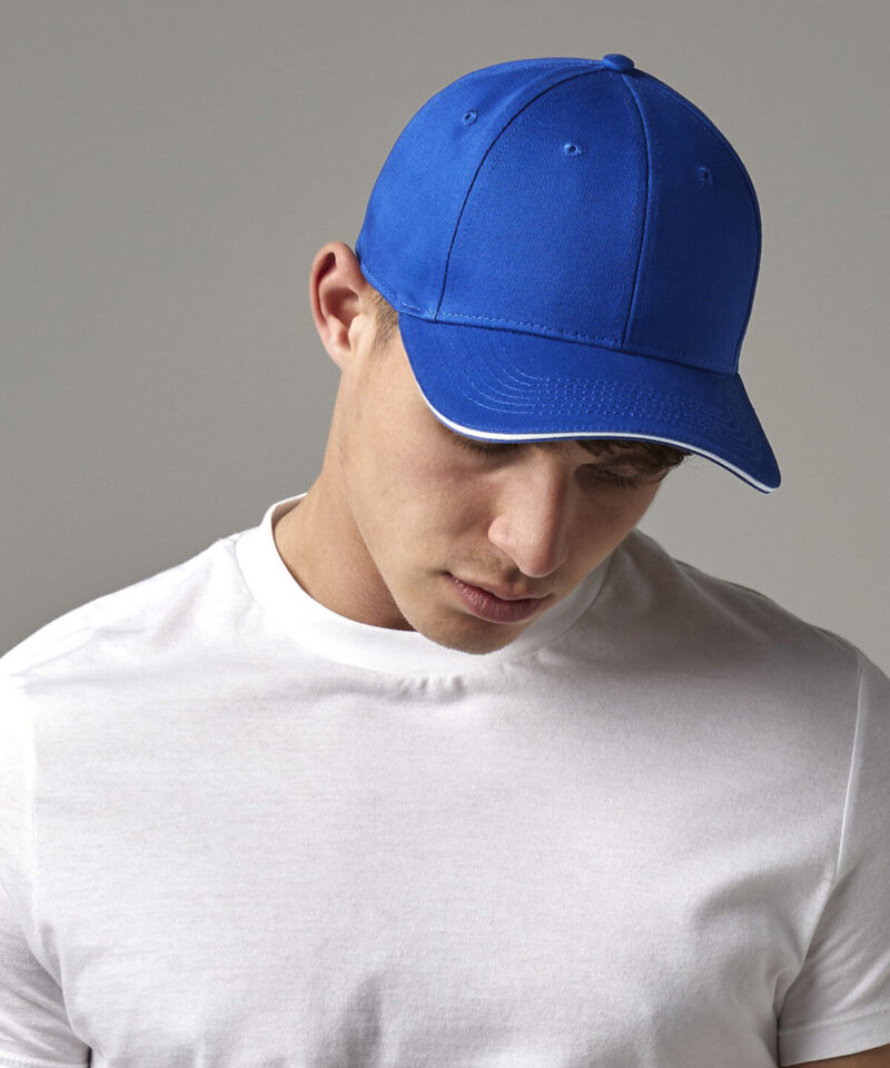 Beechfield EarthAware Classic Organic Cotton 6 Panel Sandwich Peak Cap