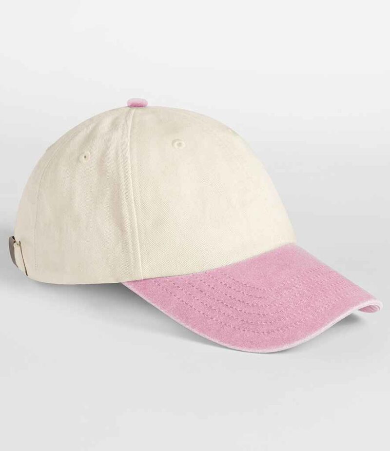 Beechfield Contrast Peak Low Profile Vintage Cap