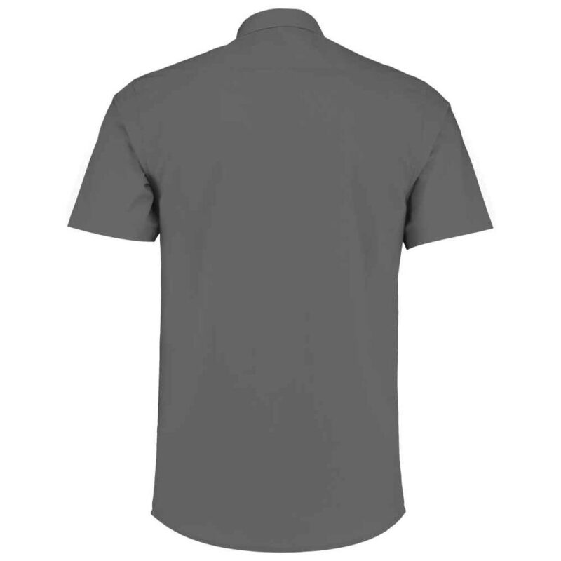 Kustom Kit Short Sleeve Tailored Poplin Shirt