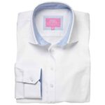 Brook Taverner Ladies Mirabel Long Sleeve Stretch Oxford Shirt