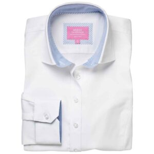 Brook Taverner Ladies Mirabel Long Sleeve Stretch Oxford Shirt