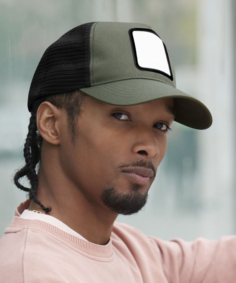 Beechfield Applique Patch 5 Panel Trucker Cap
