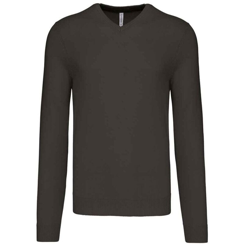 Kariban Cotton Acrylic V Neck Sweater