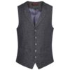Charcoal Herringbone