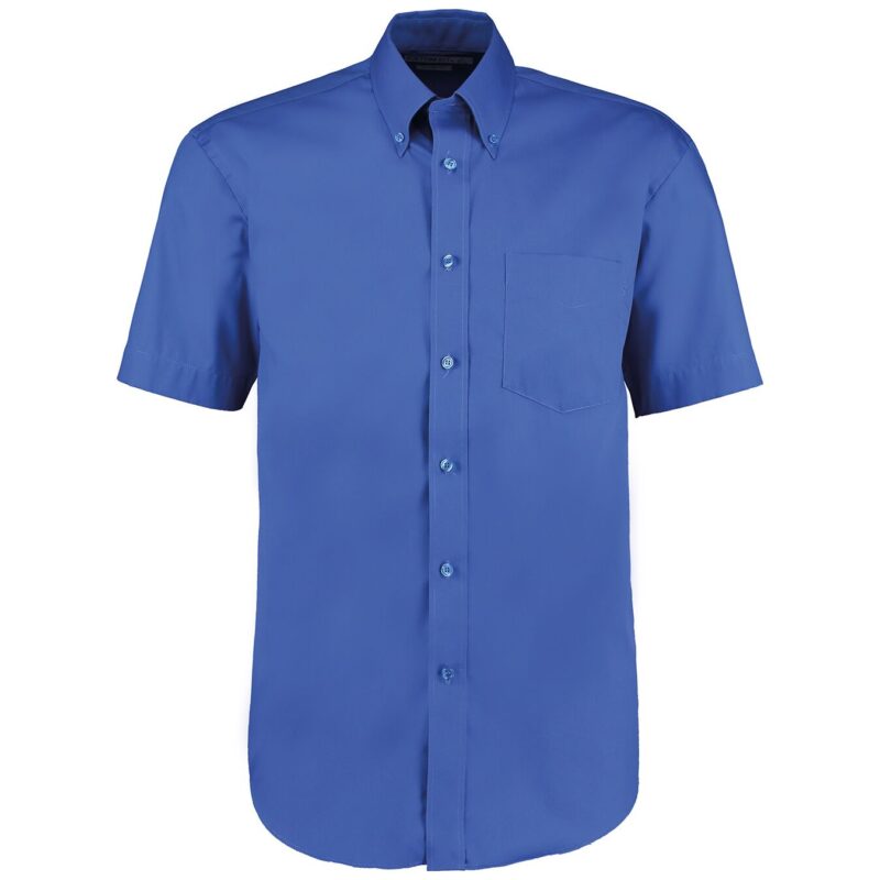 Kustom Kit Premium Short Sleeve Classic Fit Oxford Shirt