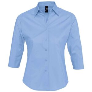 SOL'S Ladies Effect 3/4 Sleeve Fitted Shirt