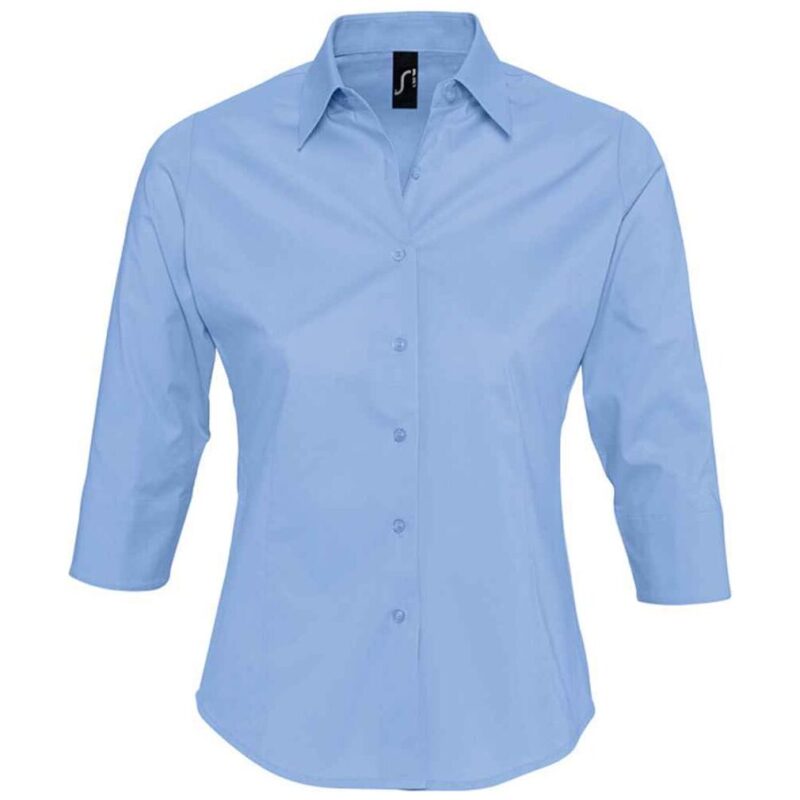 SOL'S Ladies Effect 3/4 Sleeve Fitted Shirt