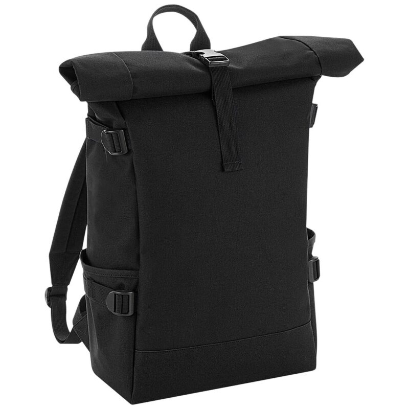 BagBase Block Roll-Top Backpack