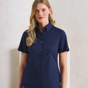Premier Ladies Supreme Short Sleeve Oxford Shirt