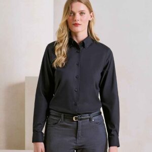 Premier Ladies Supreme Long Sleeve Oxford Shirt