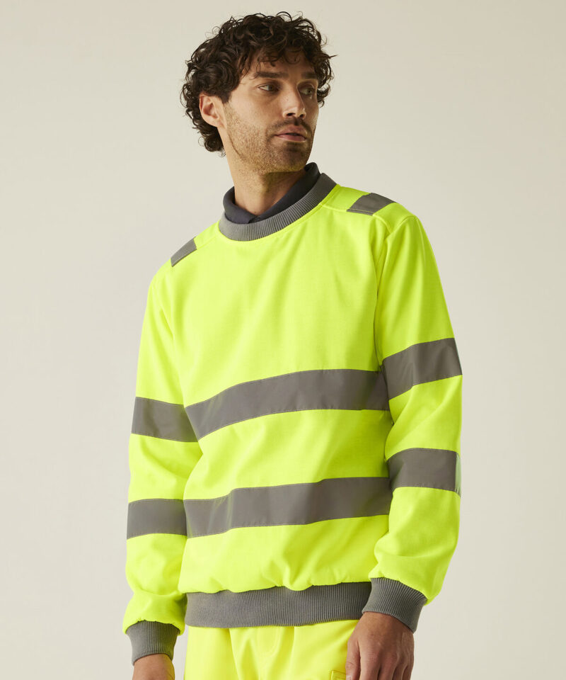 Regatta High Visibility Pro Contract Crew Neck Sweatshirt