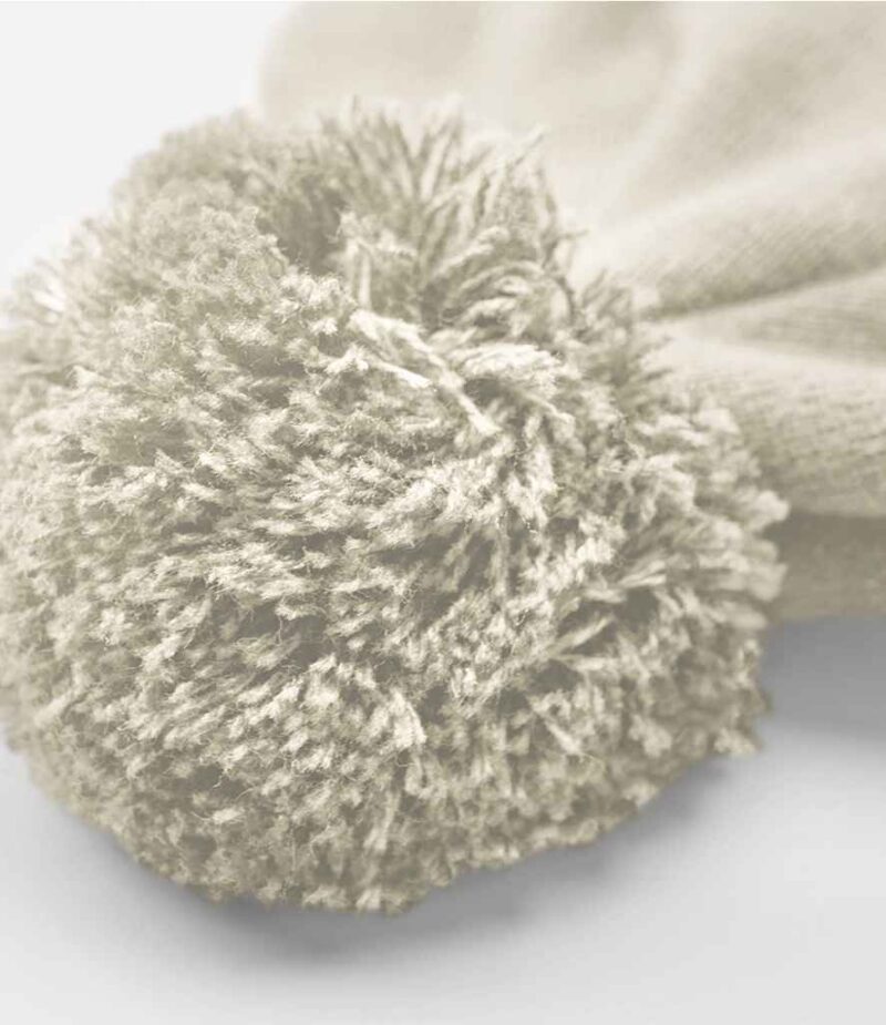 Beechfield Applique Patch Pom Beanie