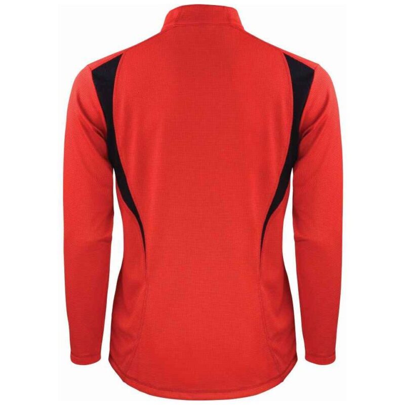 Spiro Unisex Zip Neck Trial Training Top