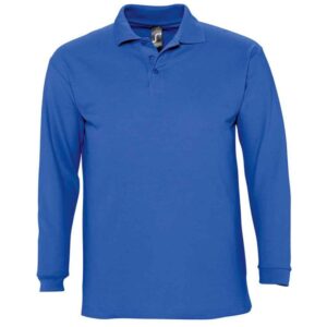 SOL'S Winter II Long Sleeve Cotton Pique Polo Shirt