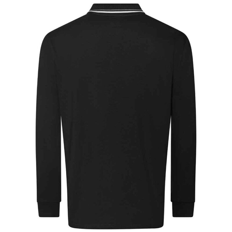AWDis Long Sleeve Tipped 100 Polo Shirt