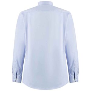 Kustom Kit Premium Long Sleeve Contrast Tailored Oxford Shirt