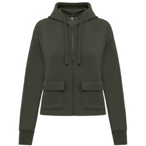 Native Spirit Ladies Full Zip Hooded Sweatshirt