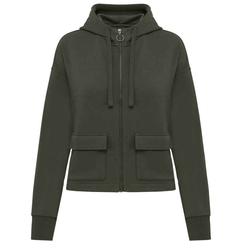 Native Spirit Ladies Full Zip Hooded Sweatshirt