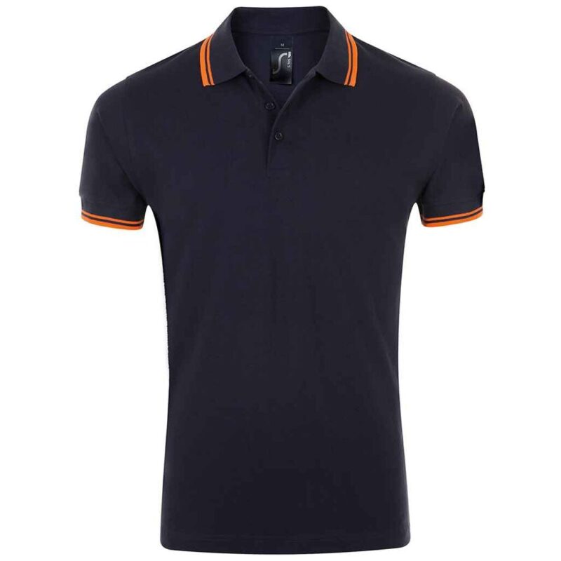 SOL'S Pasadena Tipped Cotton Pique Polo Shirt