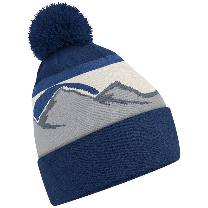 Beechfield Mountain Peaks Pom Pom Beanie
