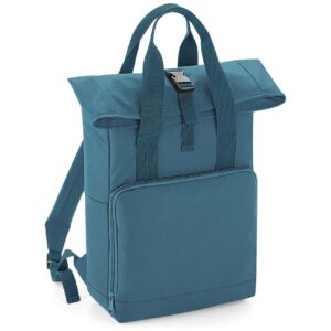 BagBase Recycled Twin Handle Roll-Top Backpack
