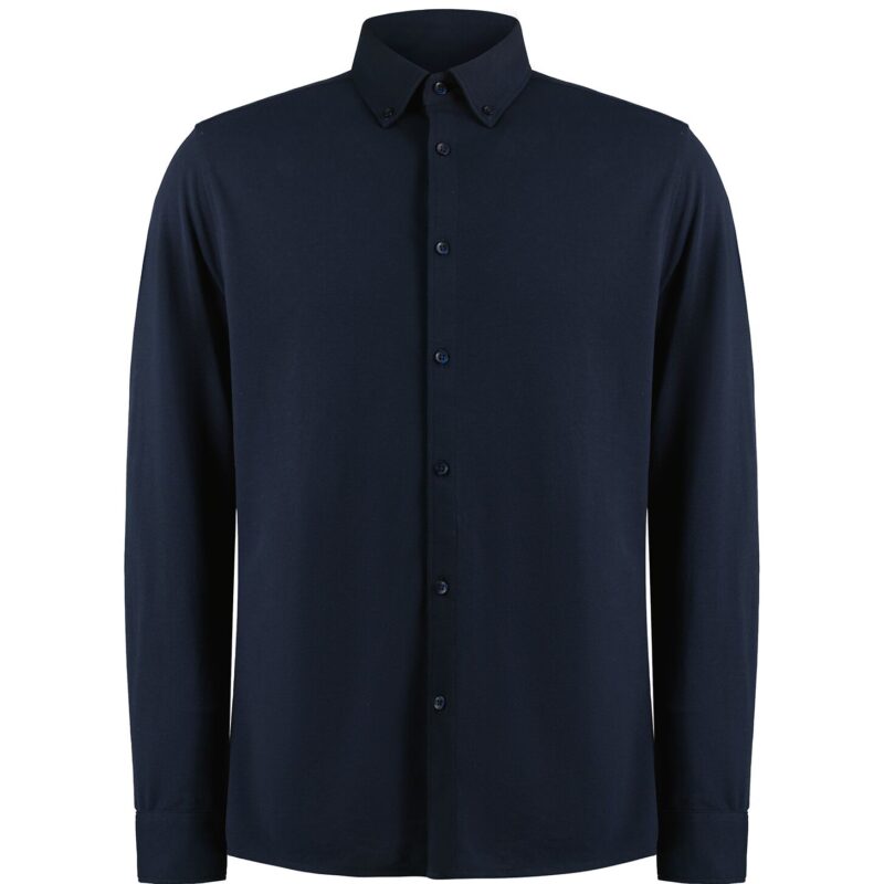Kustom Kit Long Sleeve Superwash 60 C Pique Shirt