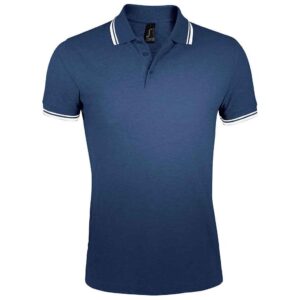 SOL'S Pasadena Tipped Cotton Pique Polo Shirt